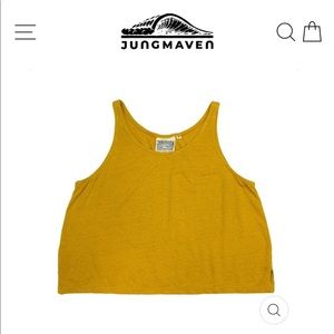 Jungmaven Cropped Tank - Marigold